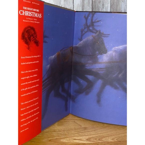 The Night Before Christmas Hardcover Book by Clement C. Moore - Picture 4 of 8